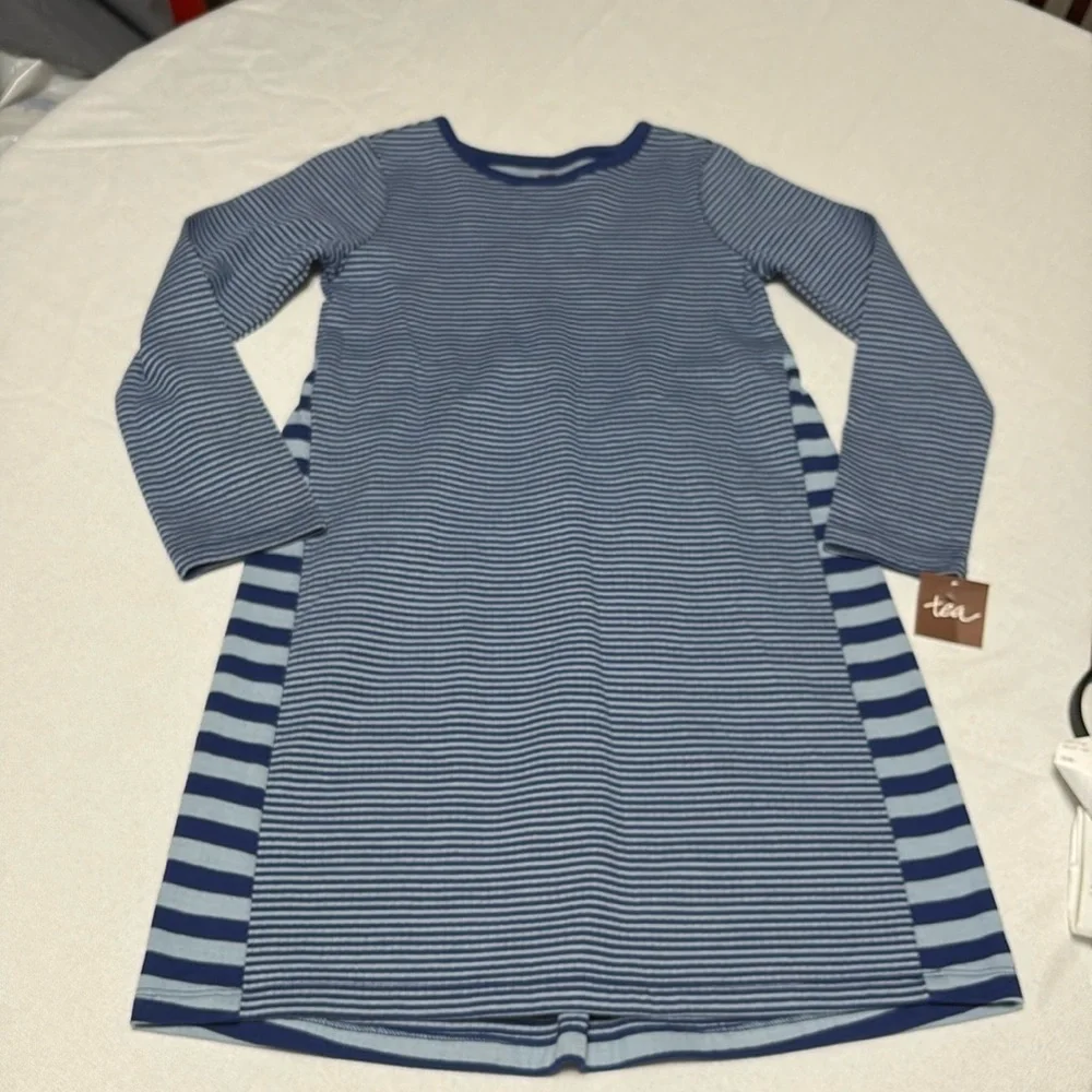 TEA Girls Long sleeve Dress, NWT . Size 8